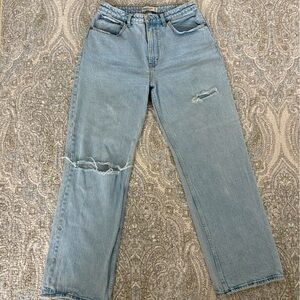 Abercrombie and Fitch 90s relaxed Jean high-rise curve love